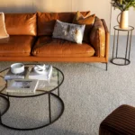 Beck wool carpet in Brook installed in a room