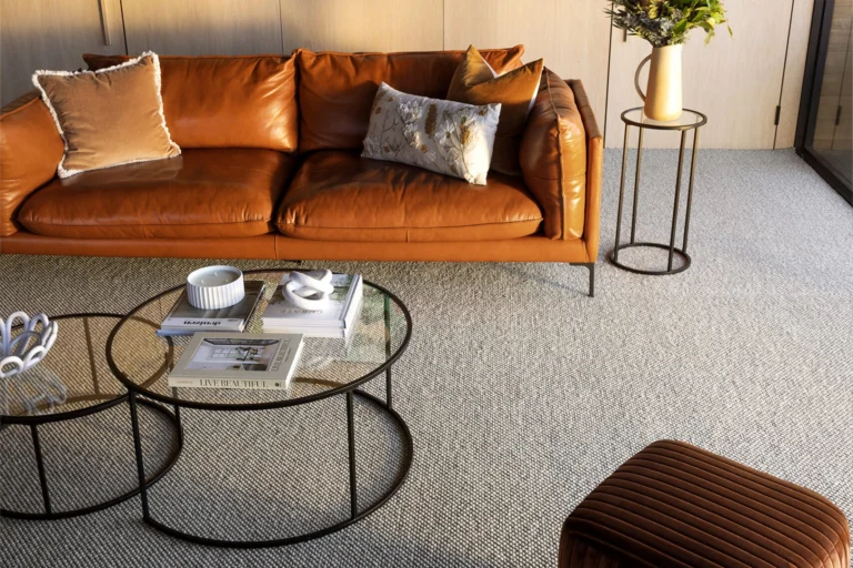 Beck wool carpet in Brook installed in a room