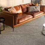 Beck wool carpet in Brook installed in a room