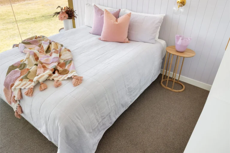 Boden wool carpet in Spencer installed in a room