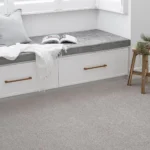 Charmeuse nylon carpet in Amboise installed in a room