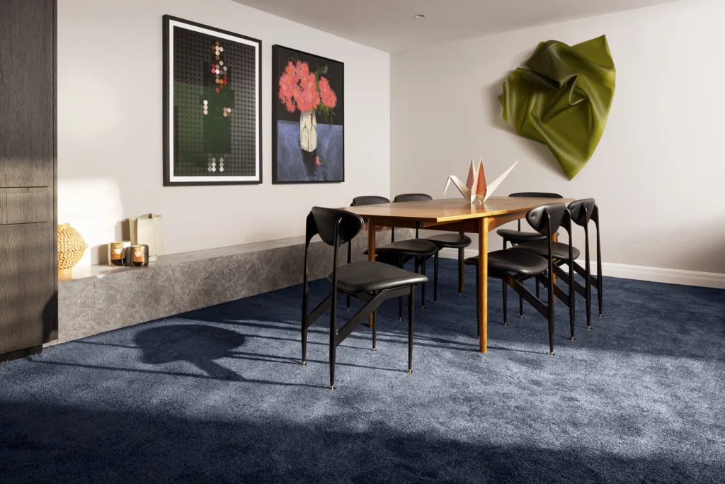 Charmeuse nylon carpet in Talcy installed in a room