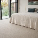 Coco wool carpet in Ellwood installed in a room