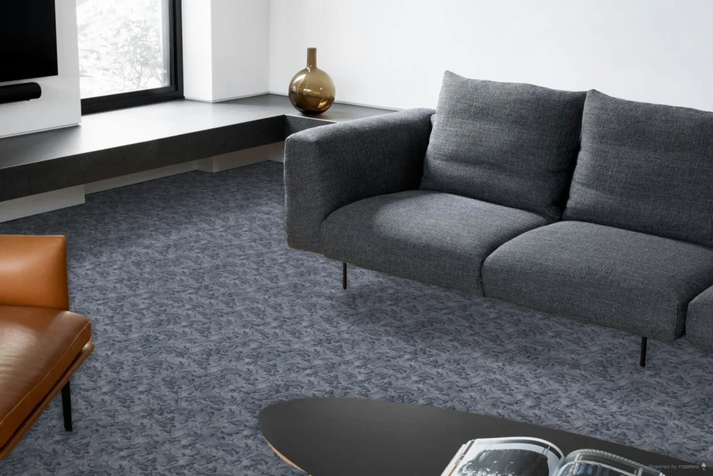 Cupid nylon carpet in Feeling installed in a room