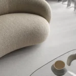 Era woven carpet in Modern installed in a room
