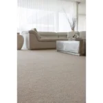 Everton wool carpet in Honeycombe installed in a room