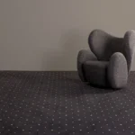 Palazzo woven carpet installed in a room