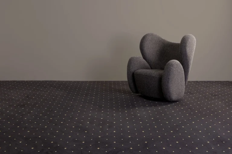 Palazzo woven carpet installed in a room