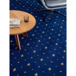 Royal Lily woven carpet installed in a room