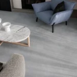 Sable nylon carpet in Smoke installed in a room