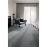 Sable nylon carpet in Smoke installed in a room