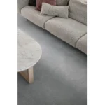 Sable nylon carpet in Smoke installed in a room