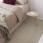 Sven wool carpet in Frost installed in a room