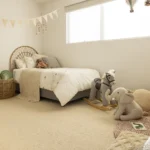 Sven wool carpet in Polar installed in a room